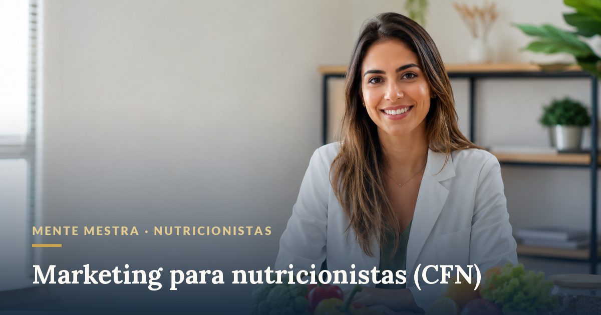 Nutricionista em consultório · marketing para nutricionistas